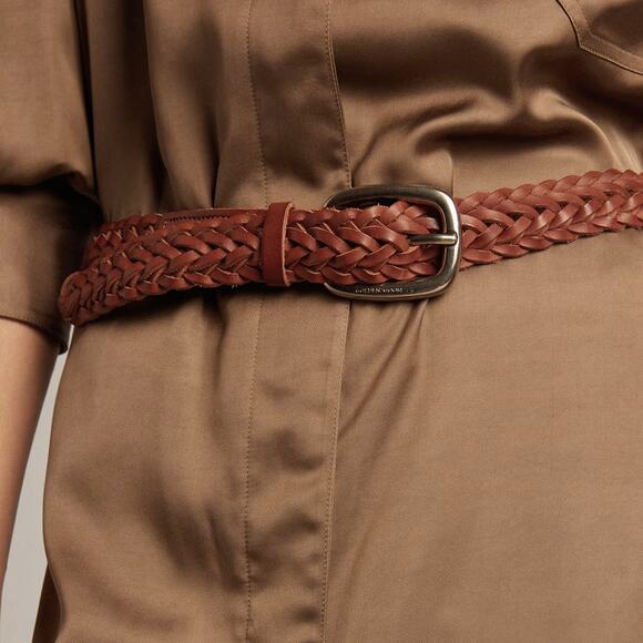 GOLDEN GOOSE Houston Belt in Brown 80cm|32in - Picture 2 of 9